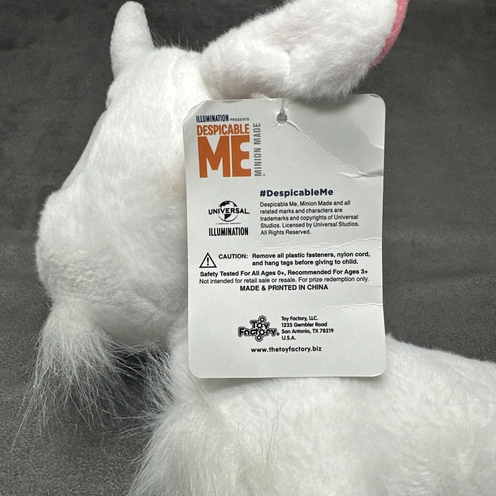 Despicable Me Minion Made LUCKY Goat Stuffed Plush Unigoat